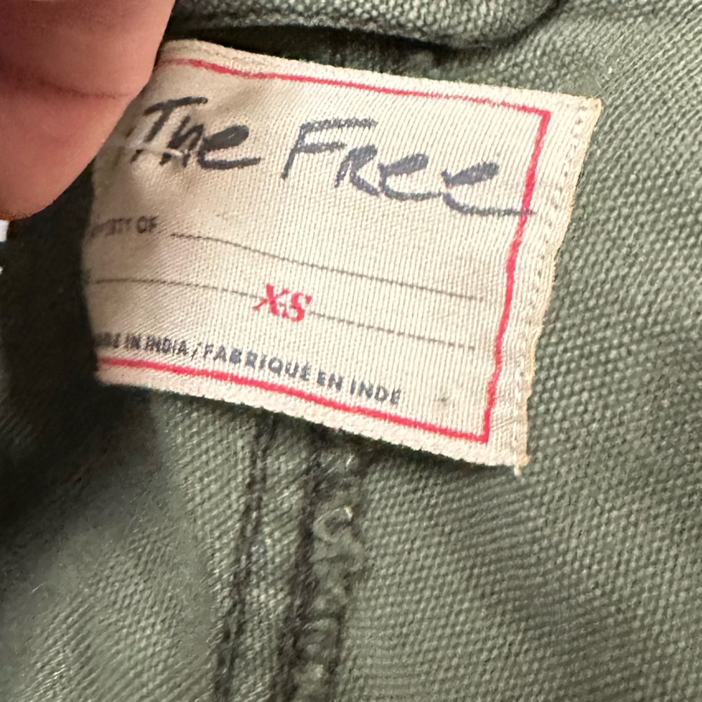 NWTO Free People/We the Free Viva Surplus Jacket XS Green gorpcore - Picture 5 of 5